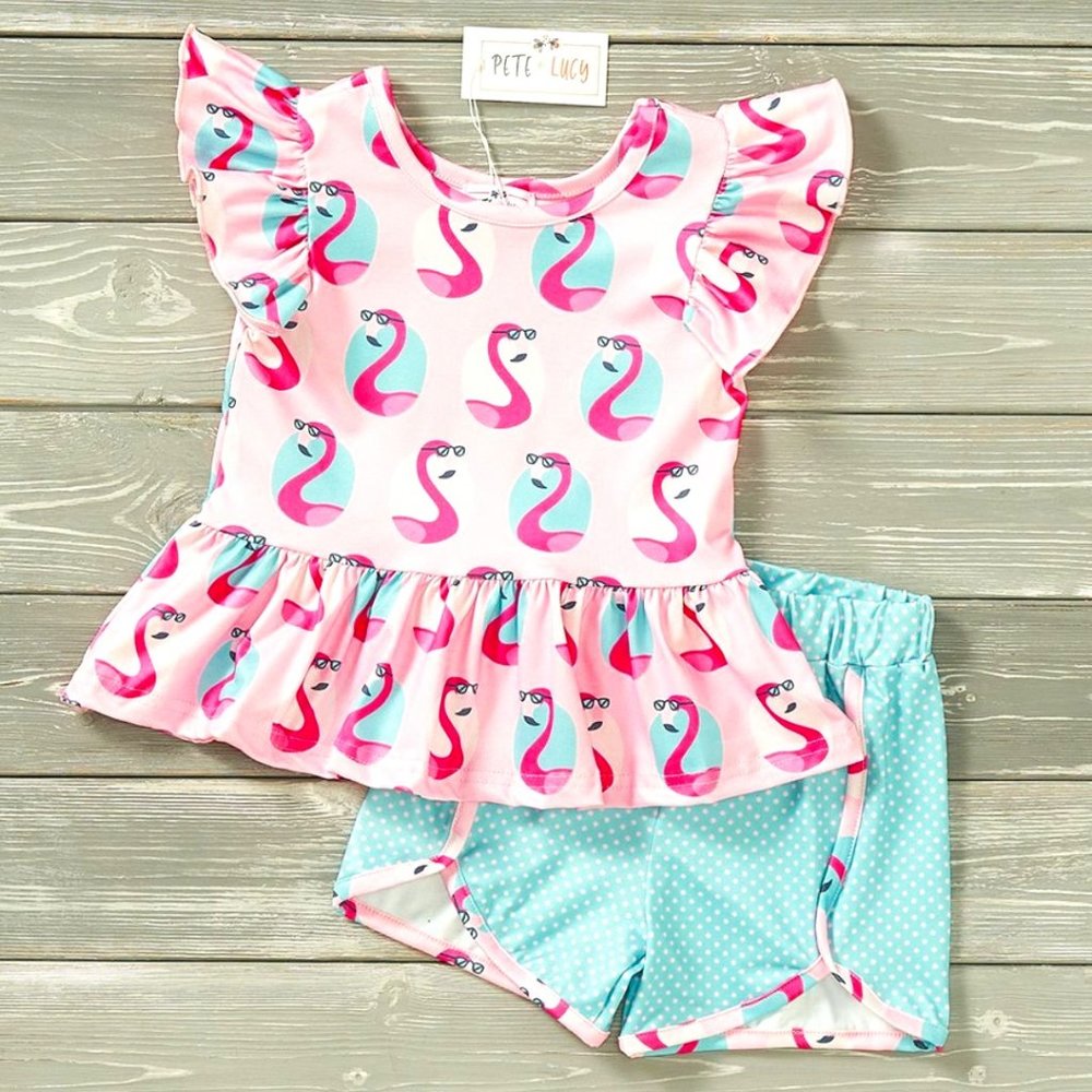 Cool Flamingo  Dress by Pete + Lucy